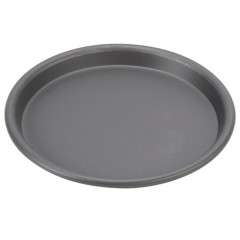 Hard Coat Anodized Aluminum Tapered / Nesting Pizza Pan 14''x1''                                