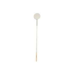 40" Falci 249964-90 Round Stainless Steel Pizza Peel, 7" Diameter