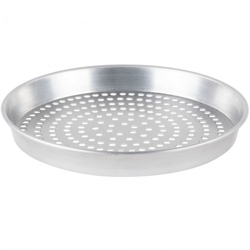 Super Perforated Heavy Weight Aluminum Tapered / Nesting Pizza Pan