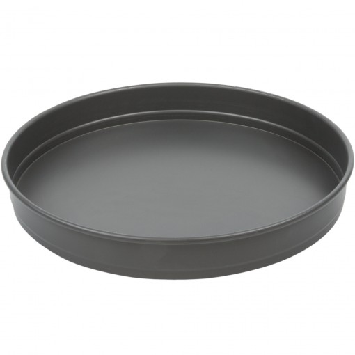 Hard Coat Anodized Aluminum Straight Sided Pizza / Cake Pan