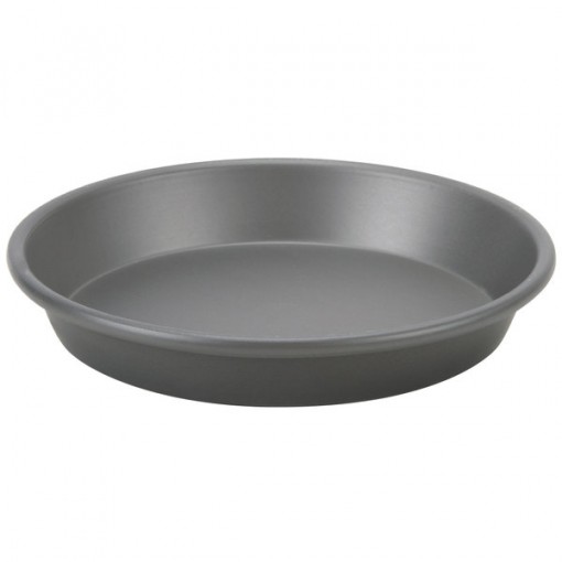 11" x 1" Hard Coat Anodized Aluminum Tapered / Nesting Deep Dish Pizza Pan
