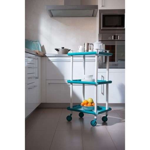 "Leky" 3 Shelf Trolley by Don Hierro, Spain