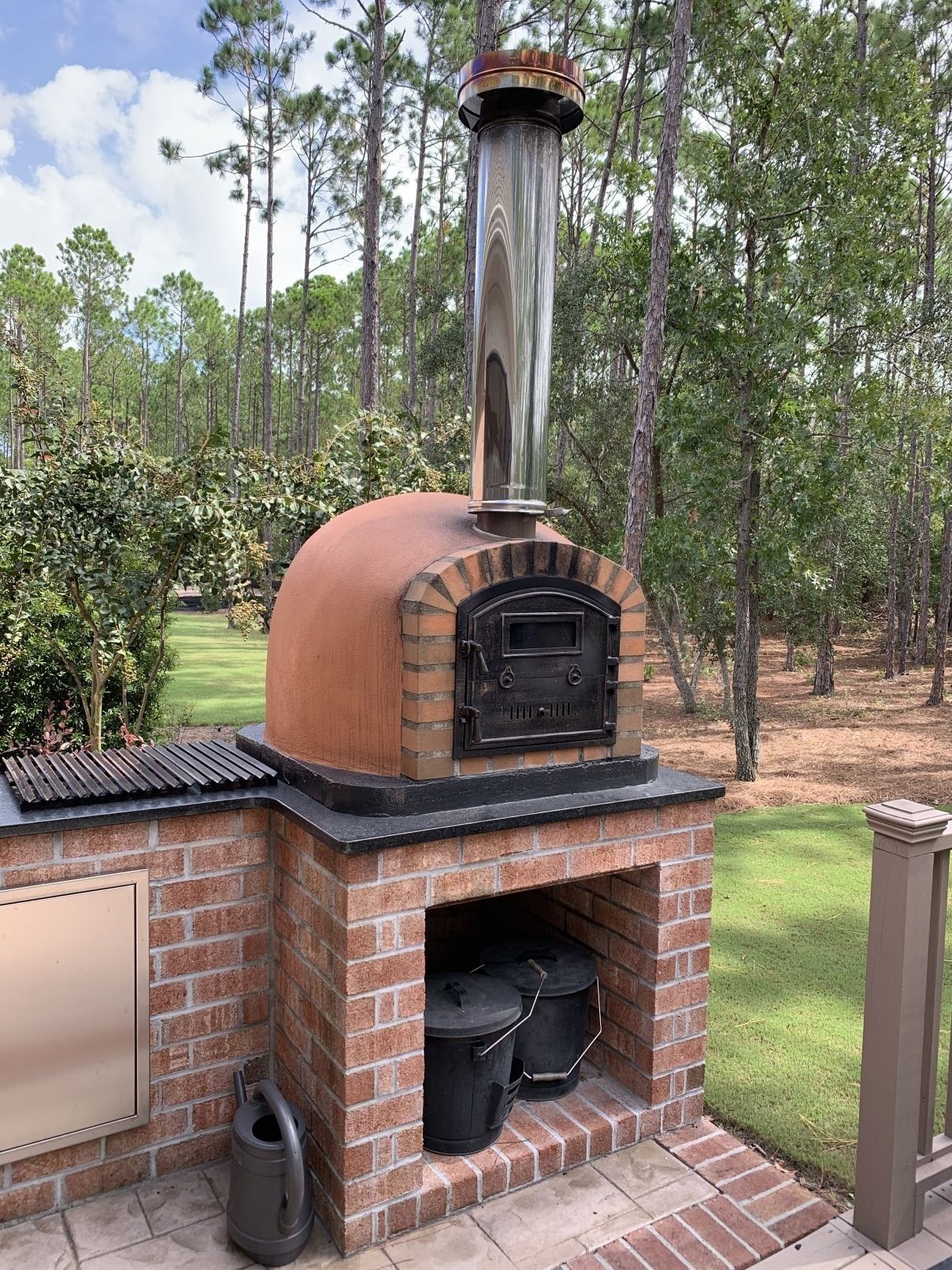Brick Pizza Oven, Wood Fired, Outdoor