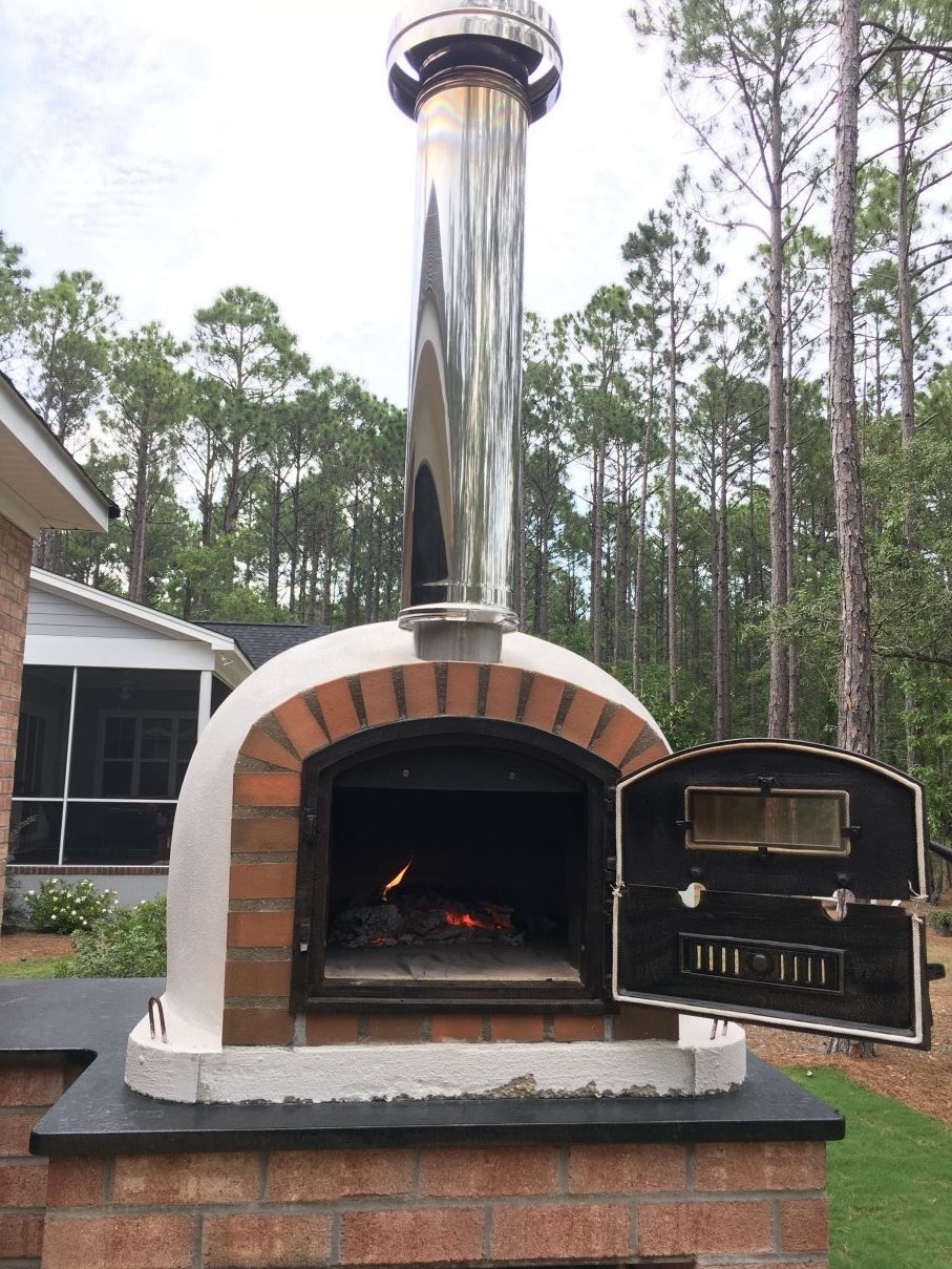 Brick Pizza Oven, Wood Fired, Outdoor