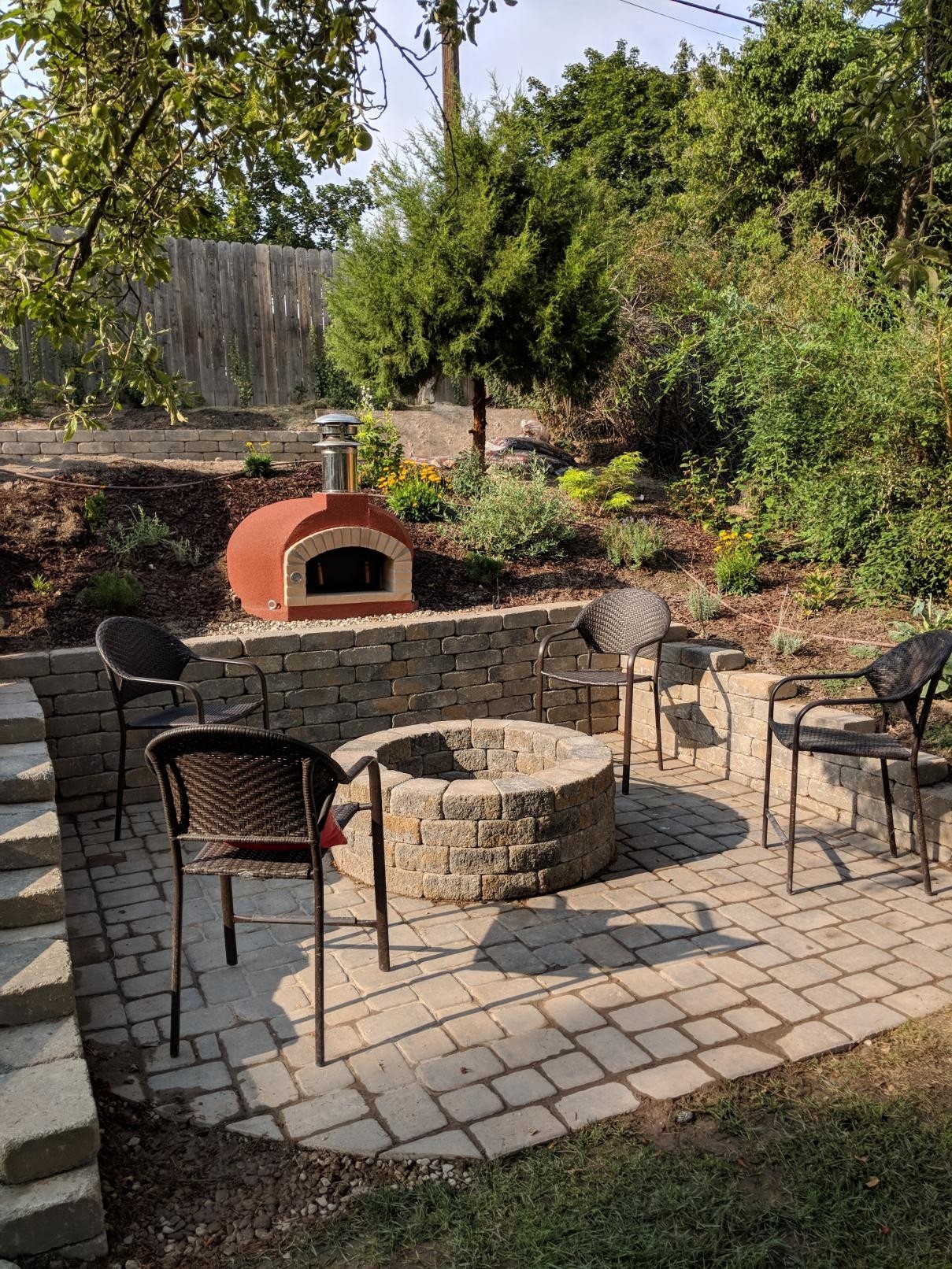 Brick outdoor online pizza oven