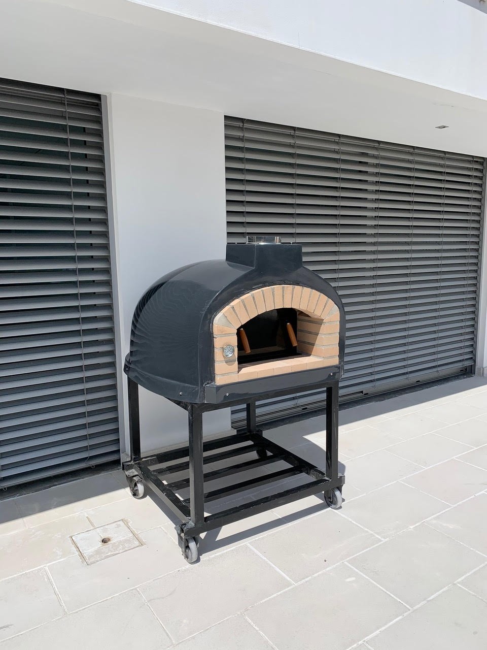 Portuguese Brick Pizza Oven in Fiberglass Shell