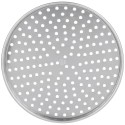 18" x 1 1/2" Perforated Heavy Weight Aluminum Tapered / Nesting Pizza Pan