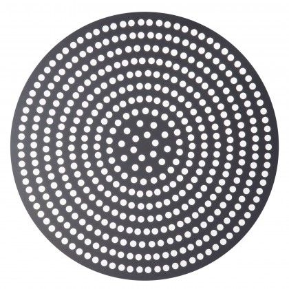 Super Perforated Pizza Disk - Hard Coat Anodized Aluminum