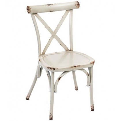 Farmhouse Side Chair in Ivory