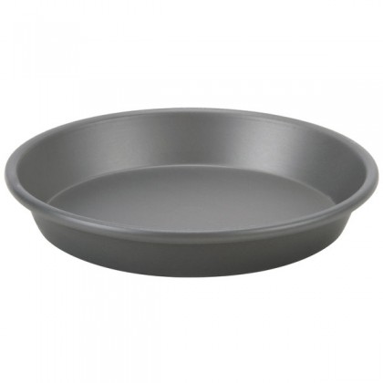 11" x 1" Hard Coat Anodized Aluminum Tapered / Nesting Deep Dish Pizza Pan