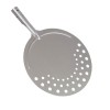 FALCI 249965-25F Round Stainless Steel Pizza Paddle Perforated