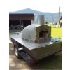 Pizza oven trailer