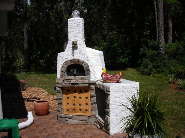 outdoor pizza oven